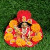 Red Heavy Laddu Gopal Dress