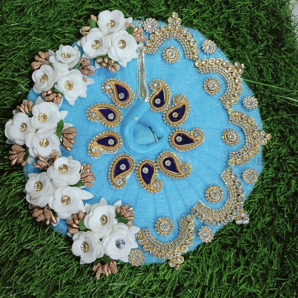 Sky Flower Design Laddu Gopal Poshak
