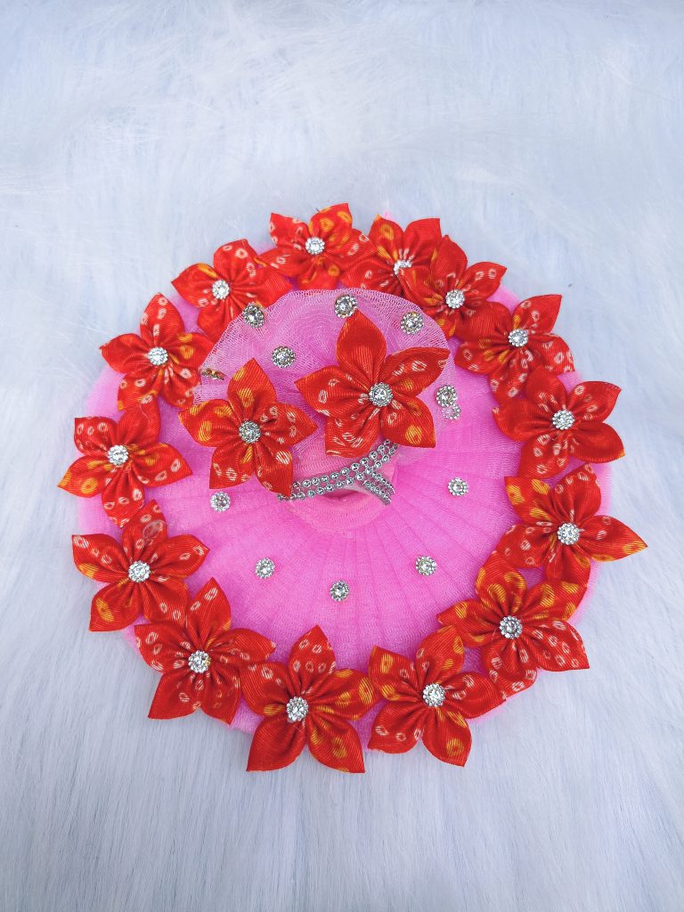 Pink Laddu Gopal Ji Dress
