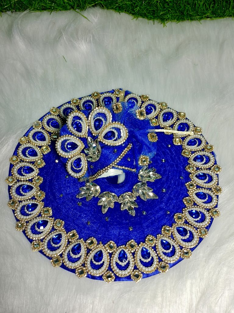 Royal Blue Laddu Gopal Outfit
