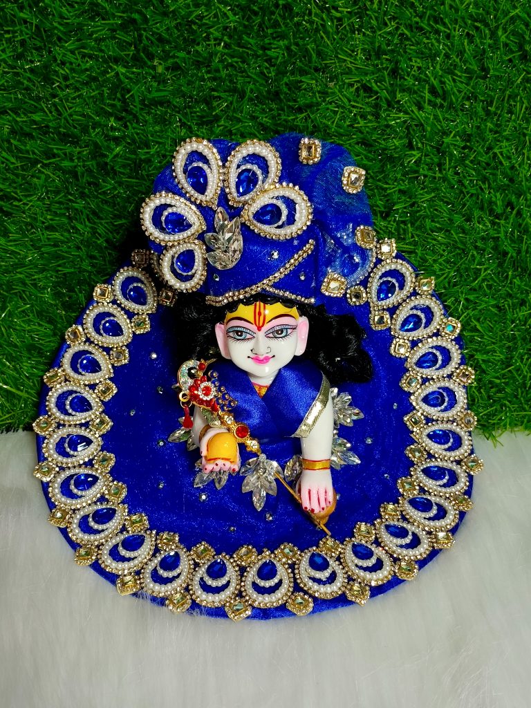 Royal Blue Laddu Gopal Outfit