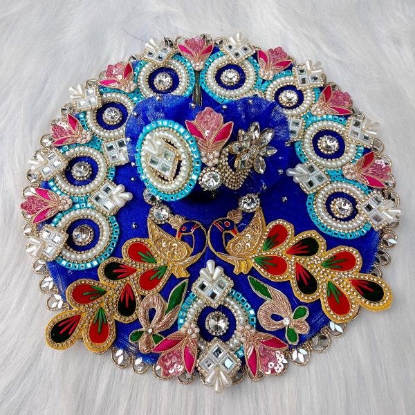 Peacock Design Laddu Gopal Dress