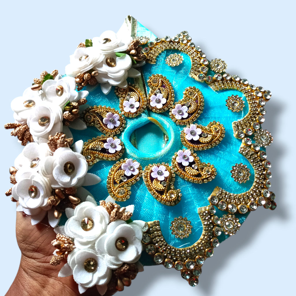 Sky Flower Design Laddu Gopal Poshak
