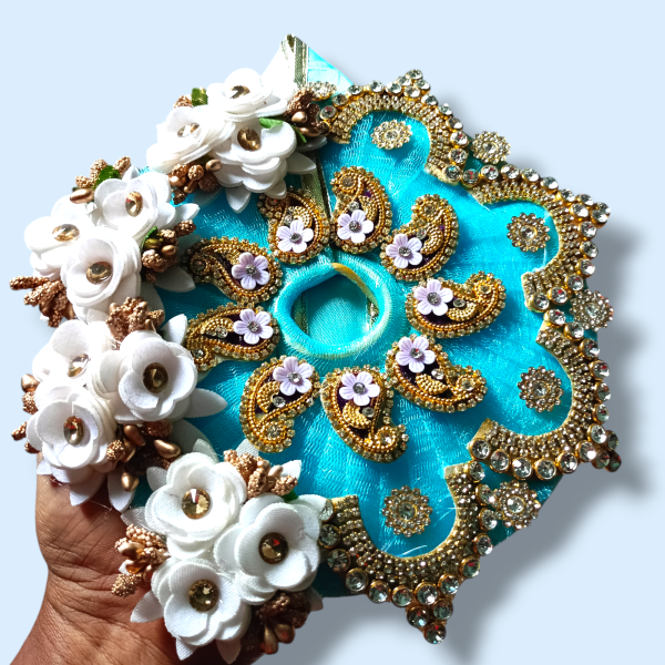 Sky Flower Design Laddu Gopal Poshak